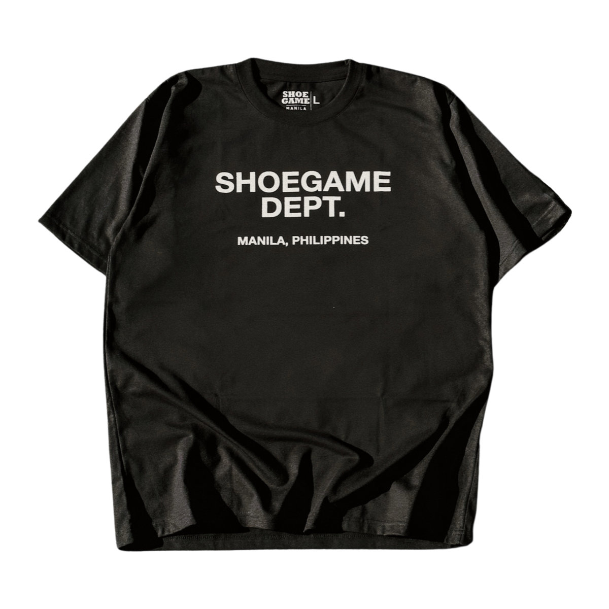 Shoegame Dept. Tee Black – shoegamemanila