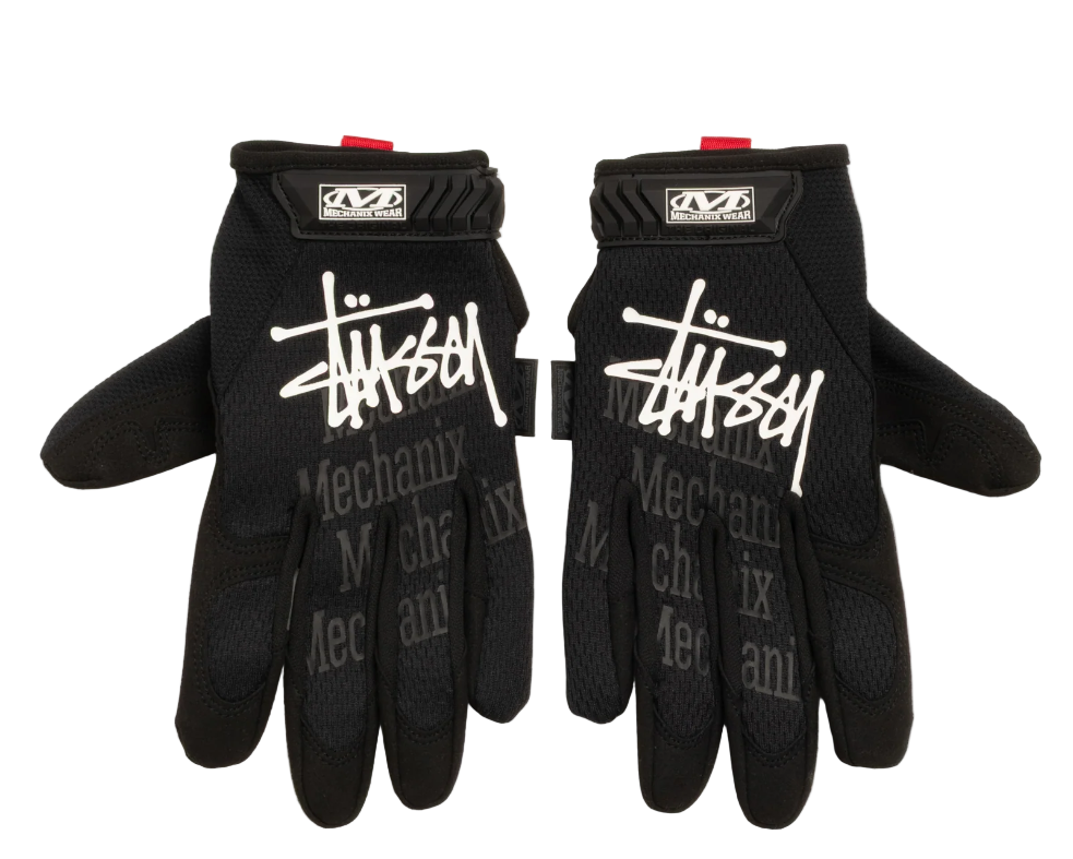 Stussy Mechanix Gloves Black – shoegamemanila
