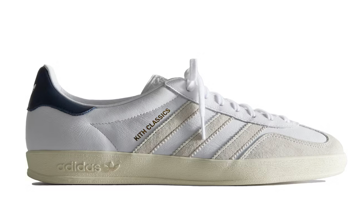 adidas Gazelle Indoor Kith Classics White Navy – shoegamemanila