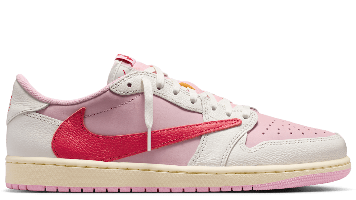 Jordan 1 Retro Low OG SP Travis Scott Sail Tropical Pink