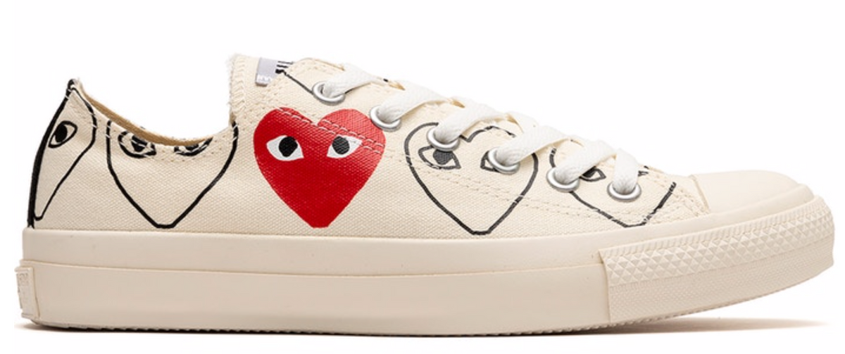 The Culture – Converse CDG Heart White