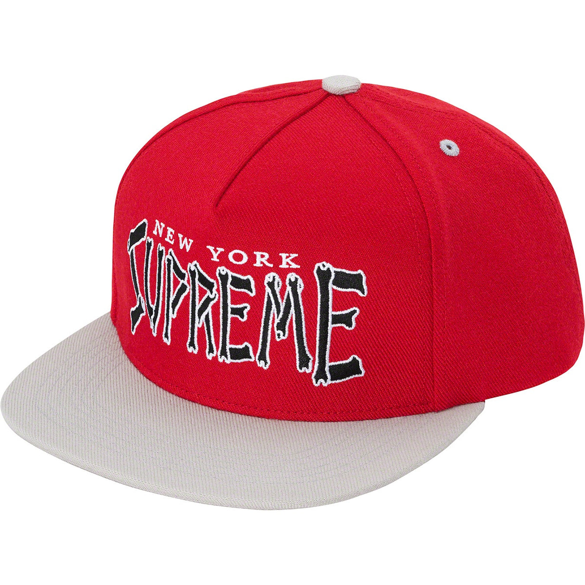 Supreme Bones Logo 5-Panel Red – shoegamemanila