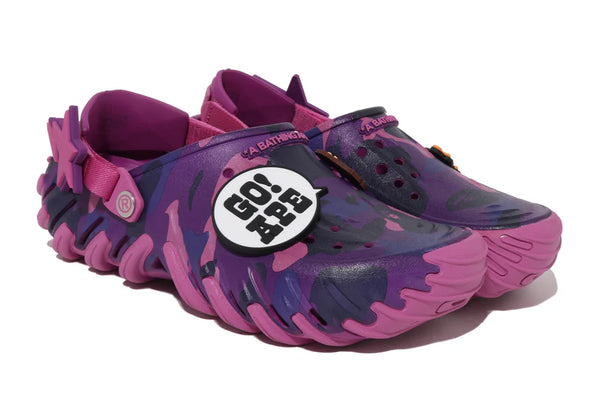 Bape x Crocs Echo RO Clog Bape Grapeberry Camo