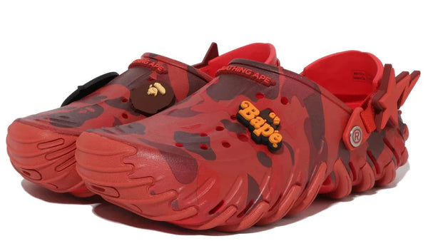 Bape x Crocs Echo RO Clog Bape Flame Camo