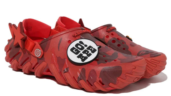 Bape x Crocs Echo RO Clog Bape Flame Camo