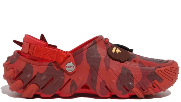 Bape x Crocs Echo RO Clog Bape Flame Camo