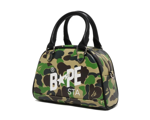 A Bathing Ape ABC Camo Mini Bowling Bag Green