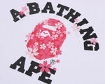 Load image into Gallery viewer, Bape Sakura College Tee White
