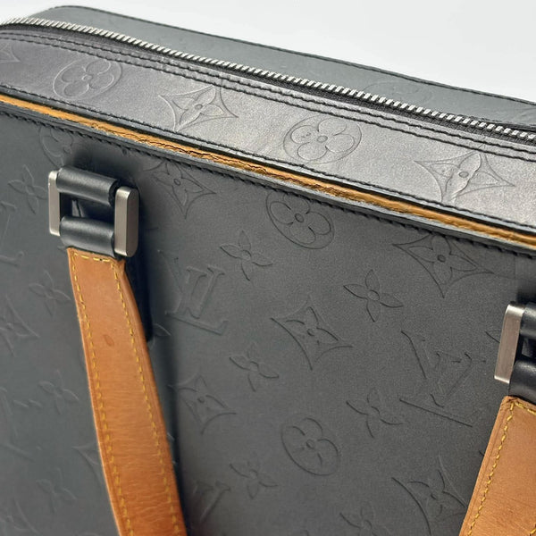 Louis Vuitton Black Monogram Mat Malden Tote Bag (Pre-owned) 9VYQCJX