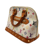 Load image into Gallery viewer, Louis Vuitton White Monogram Multicolore Canvas Alma PM Bag (Pre-owned) GCM4DQB
