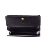 Load image into Gallery viewer, Gucci Calfskin Script Flap Card Case Black (Brandnew)
