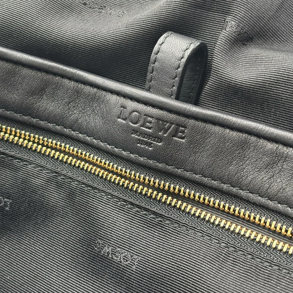 Loewe Vintage Shoulder Bag Padlock Black (Pre-owned)