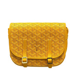 Load image into Gallery viewer, Goyard Goyardine Belvedere PM Shoulder Bag Yellow (Pre-Owned)
