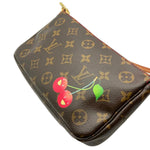 Load image into Gallery viewer, Louis Vuitton x Takashi Murakami Limited Edition Cerises Mini Pochette Bag (Like new) 3QTJC6M

