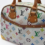 Load image into Gallery viewer, Louis Vuitton White Monogram Multicolor Trouville Bag (Pre-owned) 2GKB7TO
