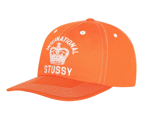Stussy MD INT. Crown Strapback Cap Coral