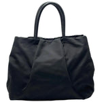 Load image into Gallery viewer, Prada Black Vela Nylon Bow Tote Bag MV1 (Pre-owned) 34H2J27
