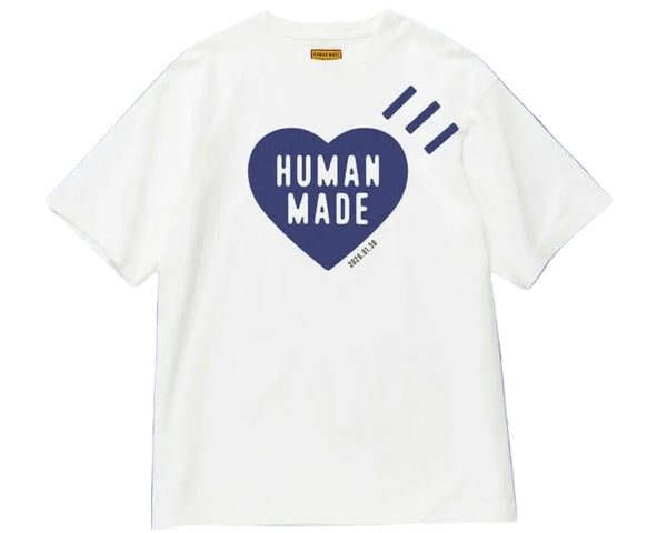 Human Made Daily S/S T-shirt #01.30.26 White Blue