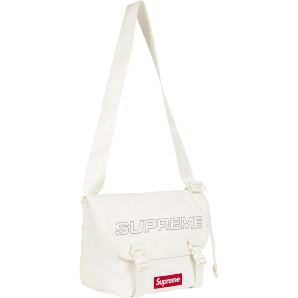 Supreme Denim Messenger Bag White