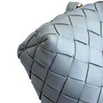 Load image into Gallery viewer, Bottega Veneta Nappa Intrecciato Nodini Mini Crossbody Grey (Pre-owned) KJ2C8R9
