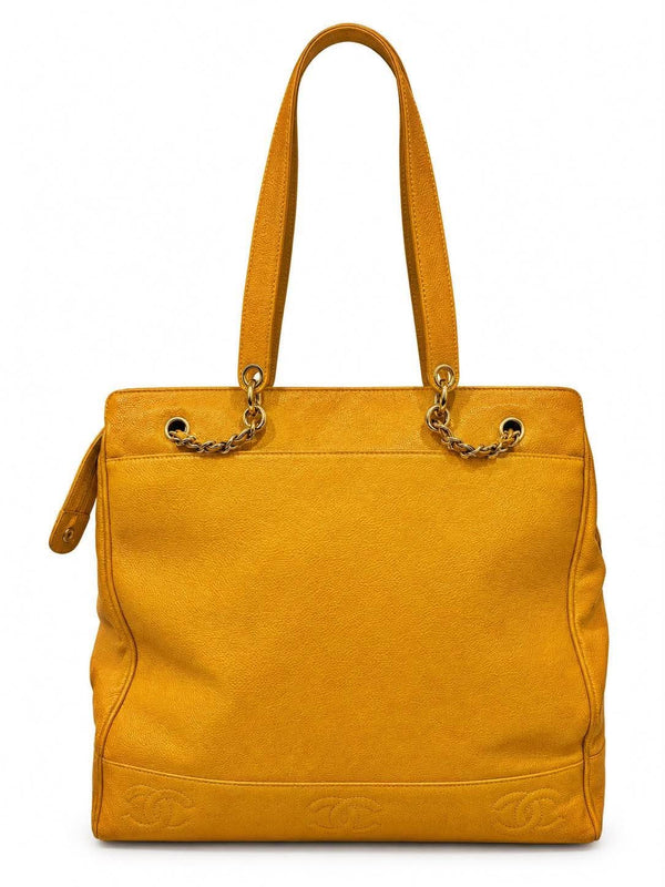 Chanel Yellow Chain Tote Bag (Pre-owned) M7C6CGR