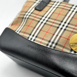 Load image into Gallery viewer, Burberry Haymarket Check Canvas Tote Bag (Like new)
