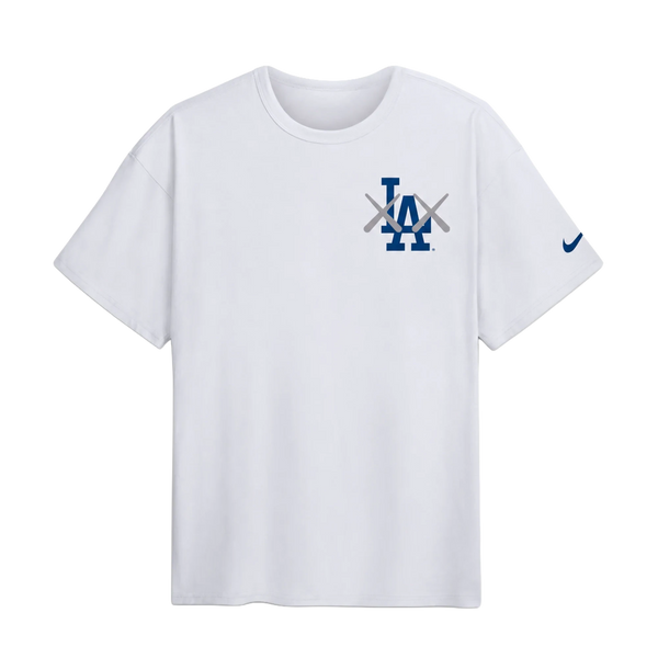 Kaws x Nike Women's MLB Boxy Tee Los Angeles Dodgers - White