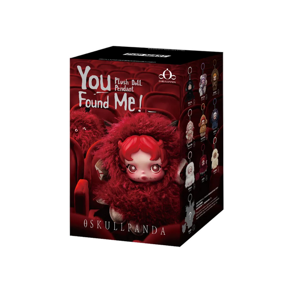 Popmart SKULLPANDA You Found Me! Series Plush Doll Pendant Blind Box (Sold per piece)