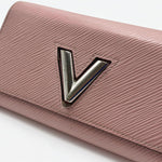 Load image into Gallery viewer, Louis Vuitton Rose Ballerine Epi Twist Wallet (Pre-owned) 8G69DCH
