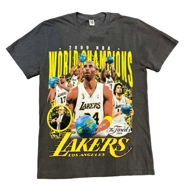 AM VINTAGE LAKERS 2009 KOBE Grey