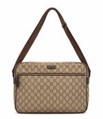 Load image into Gallery viewer, Gucci Beige/Ebony GG Coated Canvas Messenger Bag (Pre-owned)
