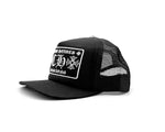 Load image into Gallery viewer, Chrome Hearts  Hong Kong CH Logo Black Trucker Hat
