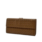 Load image into Gallery viewer, Bottega Veneta Leather Intrecciato Long Wallet (Like new)
