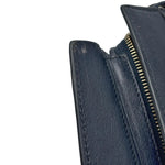 Load image into Gallery viewer, Saint Laurent Navy Blue Leather Medium Cabas Chyc Tote (Pre-owned) XQ6MTWG
