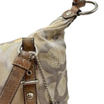 Load image into Gallery viewer, Coach Beige Signature Canvas Shoulder Bag (Pre-owned)
