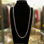 Load image into Gallery viewer, Chrome Hearts  Silver Paperchain Necklace 20” (Bnew)
