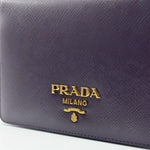 Load image into Gallery viewer, Prada Saffiano Leather Crossbody Bag Purple (Like new) BCM8KHB
