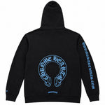 Load image into Gallery viewer, Chrome Hearts Online Exclusive Hoodie Black/Blue
