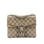 Load image into Gallery viewer, Gucci Dionysus Shoulder Bag GG Supreme Mini Beige (Like new)
