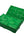 Bottega Veneta Paper Calfskin Maxi Intreccio Cassette Crossbody Bag Green (Like new) 6V9Q8Q7