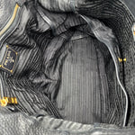 Load image into Gallery viewer, Prada Black Vitello Daino Leather Shopping Tote Bag (Pre-owned) WDJT42T
