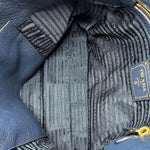 Load image into Gallery viewer, Prada Blue Vitello Daino Grained Leather (Pre-owned) DRYC27Q
