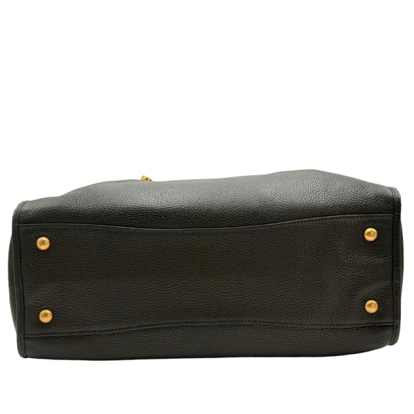 Prada Black Vitello Daino Leather 2-Way Hand & Shoulder Bag (Like new) 2RK63MV