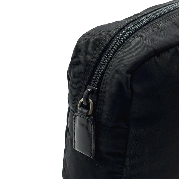 Prada Small Nylon Black Pouch (Pre-owned)