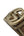 Gucci Khaki Fabric GG Plate Buckle Men's Belt (Pre-owned)