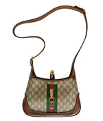 Load image into Gallery viewer, Gucci Jackie 1961 Small GG Supreme Shoulder Bag (Like new) MT7BDQ3
