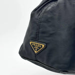 Load image into Gallery viewer, Prada Jacquard Bow-Embellished Nylon Reversible Handbag (Pre-owned) W74CB4R
