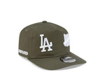 Load image into Gallery viewer, New Era Los Angeles Dodgers Undefeated Tally Black 19TWENTY Adjustable Olive
