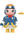 Pop Mart Mega Space Molly Disney Donald Duck 400%