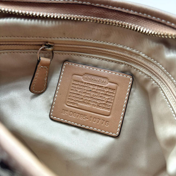 Coach Signature sufflette leather handbag